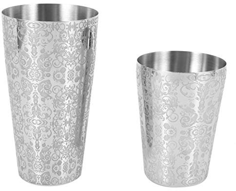 Hojffuue Shaker Boston Shaker 304 - de coctelera (acero inoxidable, diseño ), color negro
