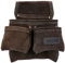 TOUGH MASTER Werkzeugtasche aus Büffeleder, 4 Multi-Taschen, robust, langlebig, Organizer für Bauarbeiter, Tischler, Gärtner, Elektriker (?TM-418SP)