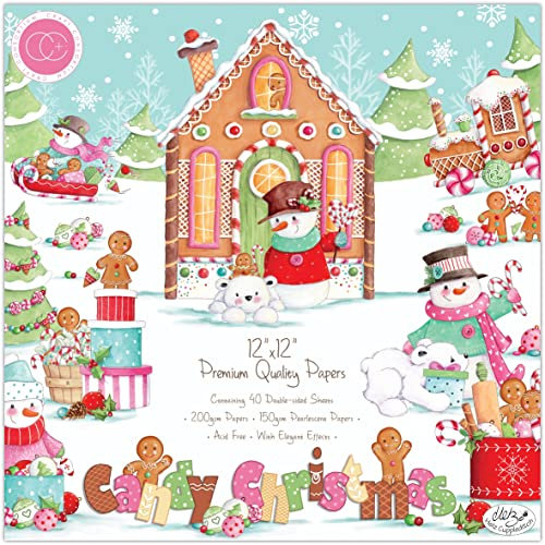 Craft Consortium Double-Sided Paper Pad 12X12 40/Pkg-Candy Christmas
