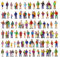 PETSTIBLE 50 Stück bemalte Figuren Modellzüge Layout HO Maßstab 1:87 Modell Personen Passagier Modellzug Zug Eisenbahn Bemalte Menschen Passagier Figur