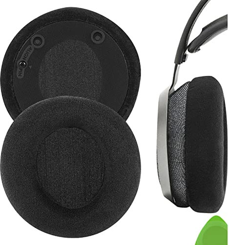 Geekria Comfort Velour Ersatz-Ohrpolster für Philips Fidelio X3 kabelgebundene Kopfhörer, Ohrpolster, Headset-Ohrpolster, Ohrmuscheln, Reparaturteile (schwarz)