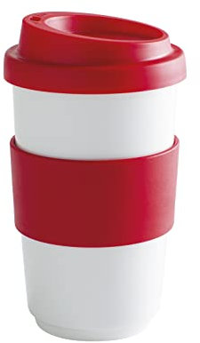 KAHLA fillit Becher 0,40 l cherry red To Go Becher aus Porzellan