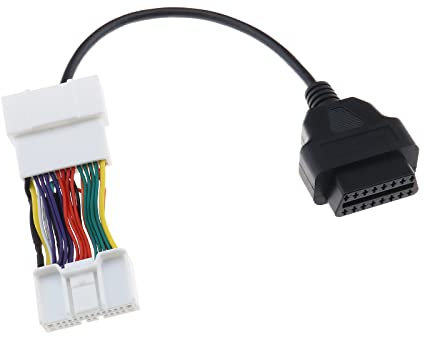 eMagTech OBD2 Adapter Splitterkabel Kompatibel mit Modell 3 Modell Y 2019-2021 Auto OBDII Anschlusskabelbaum Diagnosescanner Splitterkabel