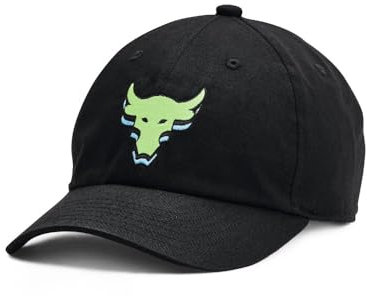 Kids Project Rock Adjustable Cap, Schwarz/Gelb mit hoher Sichtbarkeit, Einheitsgröße