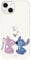 Schutzhülle kompatibel mit iPhone 15 offiziell Disney Angel & Stitch Kiss zum Schutz Ihres Handys, offiziell lizenzierte transparente Silikonhülle von Lilo & Stitch