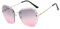 WRITWAA 1stk Bling Sonnenbrillen Für Damen Übergroße Sonnenbrille Modebrillen Für Frauen Randlose Sonnenbrille Rahmenlose Brilletransparent Partybrille Sommer Fräulein Schmücken