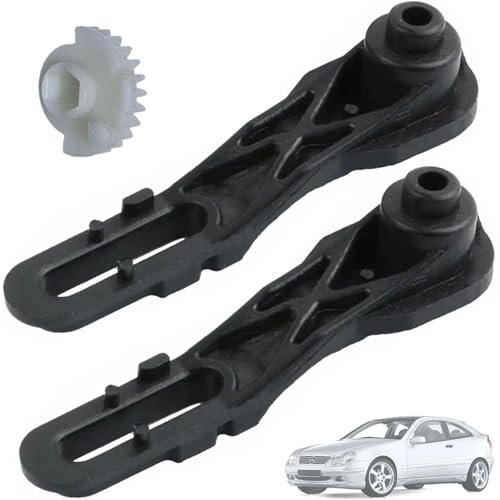 Twowinds - Levier Réglage Ventilation Chauffage Compatible avec Mercedes W203, CL203, S203-2038300033 - Régulateur Climatisation A/C - Engrenage Contrôle Ventilateur - (lot de 3 pièces)