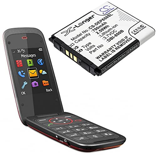 Cameron Sino - Batteria di ricambio per Doro Liberto 650, Secure 580, Secure 580IUP PN: Doro DBI-800B, DBI-800C, 700 mAh/2,59 Wh