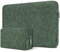 DOMISO 14 Pouces Imperméable Housse Sac de Protection Ordinateur Portable Sacoche pour 14 HP/Dell/ASUS, 15 Pouces MacBook Pro/14 Notebooks,Vert Encre