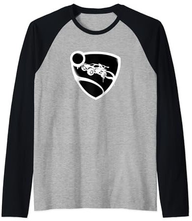 Rocket League-Logo mit Sprühfarbe Raglan