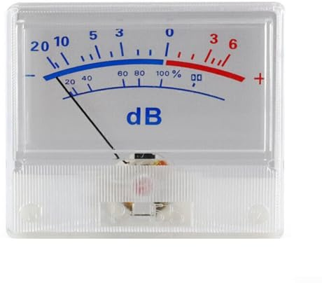 P-55B Panel-VU-Meter, hochpräziser Zeiger, digitales Audio-Pegelmessgerät, VU-Meter, Leistungsmesser für Audio-Anwendungen