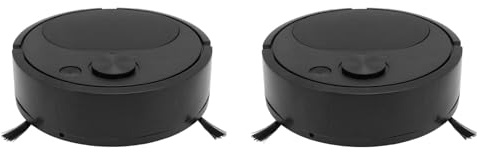 Roboter-Staubsauger Mini Kehrroboter 2 Stück für Steinböden Keramikfliesen Weiche Decken Marmorböden USB-Ladung 24/7 automatische Reinigung leise zuverlässig Smart Sweeper