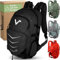 Valkental - Innovativer Rucksack mit perfekter Aufteilung (22L) Erweiterbares Volumen (Kein Schwitzen) Wanderrucksack, Trekkingrucksack, Fahrradrucksack & Outdoor Rucksack - Wasserfest & Reflektierend