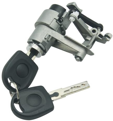 Arotzelox Serrure de porte de coffre de voiture pour Golf Lupo P-lo Sh-r-an Arosa Alha-b-ra Ga-l-xy 1J6827297G 1J6827297C Serrure de coffre de voiture 1J6827297D