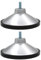 ZEPFJHE 2pcs Billardtisch Bein Leveler Möbel Füße Billardtisch Füße Einstellen des Pads Adjust Able Levelerer