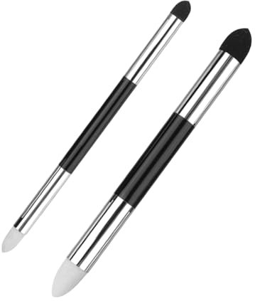 Artist Blending Stumps, 2 Sizes Double-Headed Blending Stump Pencil, Reusable Pastel Blender for Beginners and Students | Washable Sketch Rubbing Brush with Soft Foam Tips