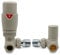 Cappuccino Corner Thermostatic Valves Radiator Towel Rail Modern Valve Central Heating (Pair) 1/2 BSP