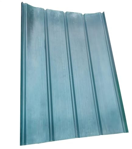 2x Tageslichtplatten, Wetterfestes Wellplatte, 1,50 mm Dachplatten, Transparent Dachmaterial, Rostfrei Dachbahn, Dachdeckung für Carport, Wandverkleidung und Dachabdeckung(35x43in(90x110cm))