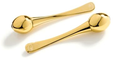 Brow Spa Gold Eye Roller Massage Globus für Unteraugen- und Augenbrauenbereich, Gold, Entpuffung und Lifting