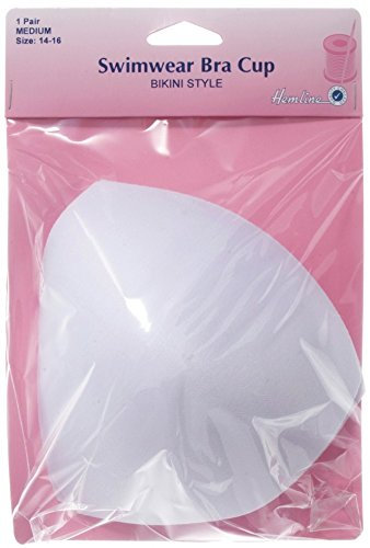 Hemline Girl's Bra Cup, White, Medium 14-16