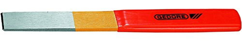 Gedore 104.02 Schlitzmeißel, flach-oval mit Handschutz, 240 x 26 x 7 mm