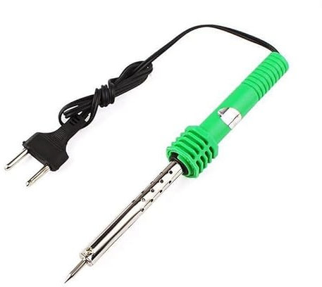 Outletdelocio Soldador electrico de estaño, Tipo Lapiz. 220v. Potencia 60w. Regulable 200-450 Grados. con Punta Fina de Precision