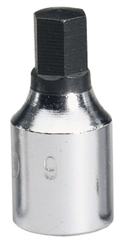 Draper 11127 Elora Hexagon Screwdriver Socket, 1/4 Square Drive, 6mm