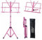 Audio2000'S AST4442BL Tragbarer Notenständer – Blau rose