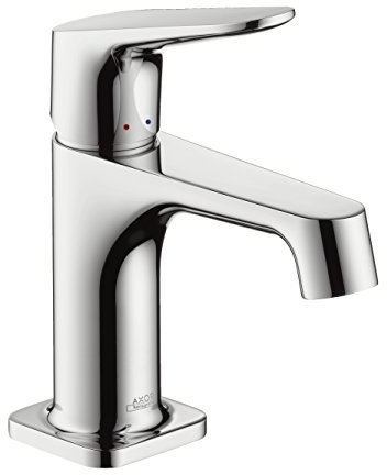 AXOR Wasserhahn Citterio M (Armatur mit Auslauf Höhe 70mm und Zugstangen-Ablaufgarnitur) Chrom