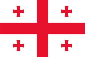 Georgien Fahne Flagge Grösse 90x60cm - FRIP –Versand®