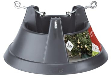 elho Nordman 39 - Christbaumständer für Innen - Ø 39.2 x H 18.0 cm - Schwarz/Anthrazit