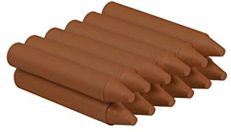 Jovi Color 980 Wachsmalstifte, 12 Stück, Hellbraun