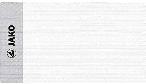 JAKO Kinder kaptajnbind Classico Kapit nsbinde, Weiß, One Size, 28 x 7.5 cm EU