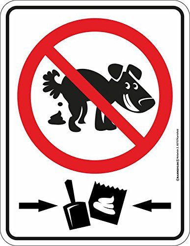 Warnung - Fun-Schilder - Keine Hundeklo