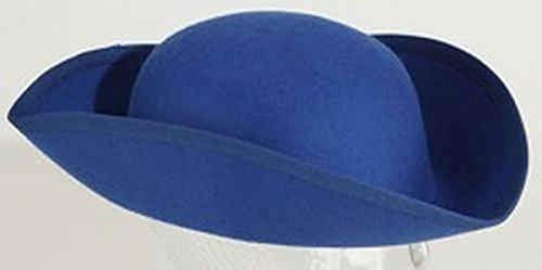 Orlob Kostüm Zubehör Dreispitz Rohling blau Karneval Fasching KW 59/60