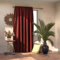 AmeliaHome Blackout Vorhang 140x245 cm dunkelrot 1 St. Kräuselband Verdunkelungsvorhang Blickdicht Fensterdekoration Dekoschal Dekorvorhang Blackout
