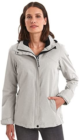 Killtec Damen Funktionsjacke mit abzippbarer Kapuze Inkele, hellbeige, 46, 24073-000