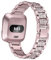 AISPORTS Kompatibel mit Fitbit Versa 2 Armband für Frauen, Kristall Bling Glitzer Diamanten Strass Schmuck Metallarmband Armband Ersatzarmband für Fitbit Versa 2/Versa/Versa Lite Smart Watch