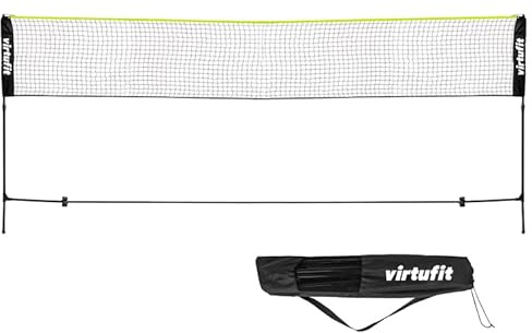 VirtuFit Filet de Badminton et de Tennis - 510 cm - Sac de Transport Inclus