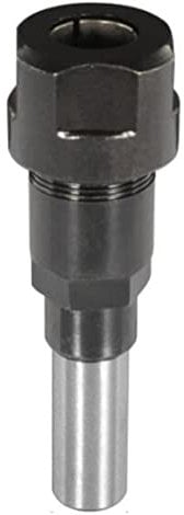 TOPWAY Router Bit Collet Extension, 1/4 Inch Shank Extension Rod, High Grade Chrome Vanadium Steel, Woodworking Trimming Engraving Milling Machine Extender Chuck Holder Adaptor 133380