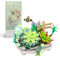 MEIEST Mini bloques de construcción para plantas suculentas Bonsái, ladrillos de construcción, juguete para niños y adultos decoración del hogar