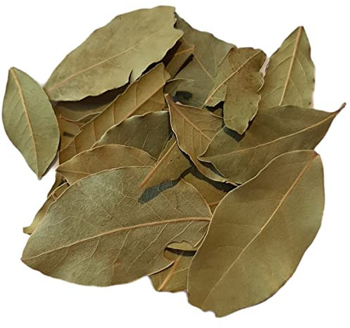 Titanbird 100g Feuilles de Laurier Entières - Arôme & Goût Intense - Sachet avec Zip - 100% Naturel, Pur et Sans Additifs | Qualité Supérieure