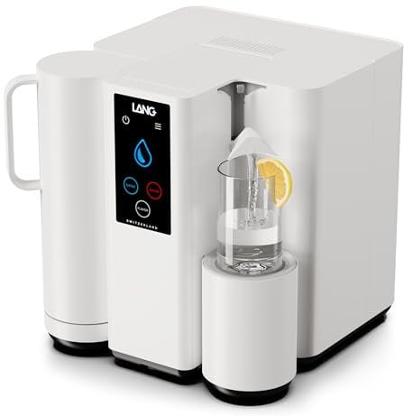 LANGWATER TheWell RO Wasserfilter & Mineralisierung - Auftisch Trinkwasser Umkehrosmoseanlage mit 3 Stufen, Energieeffiziente Osmoseanlage (TheWell)