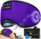 Bluetooth Sleep Mask Headphones,LC-dolida Upgraded Cotton Sleep Earphones for Side Sleeper,15Hrs Playing Music Eye Mask with Bluetooth Headphones,Sleeping Earphones for Men/Women/Nap/Relax/Travel