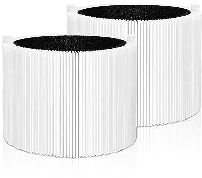 Molgoc 311i MAX Replacemet filter Compatible with BLUEAIR Blue Pure 311i Max Air Purifier F3MAX,H13 True HEPA 2-in-1,2Pack,White.