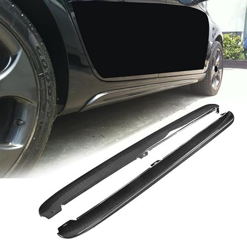 RAKTDA Auto Seitenschweller für VW Golf 6 GTI,Kohlefaser Auto Seitenschürze Seitenrock Flügel Diffusor Autoteile