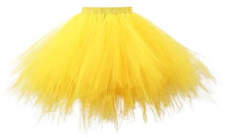 Jupe en tulle pour femme - Costume de festival - Tutu - Jupe courte - Rockabilly - Ballet - Halloween - Carnaval - Cosplay - Robe de danse