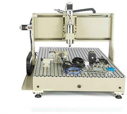 CNC 6090 Fraiseuse à métal 4 axes pour bois et métal 1500 W USB