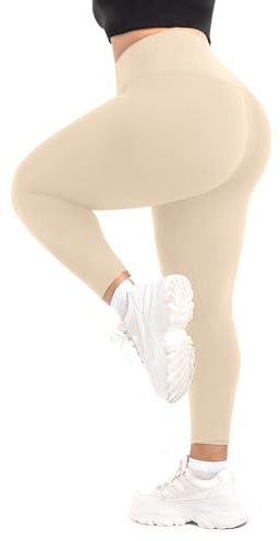 SINOPHANT Leggings Damen High Waist Große Größen | Blickdicht, Elastische , Für Gym Yoga Sport