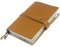 Kalender 2024 2025 Wochenplaner, Terminplaner Leder, Taschenkalender Klein, 1 Woche 2 Seite mit PU Softcover - auf Deutsch Tagebuch
